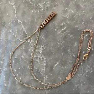 Stella Dot Jewelry Nib Stella Dot Mama Necklace Rose Gold